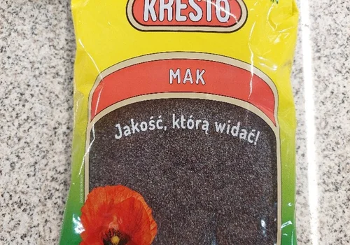 Ostrzeżenie publiczne: Przekroczenie poziomu alkaloidów opium w maku marki KRESTO