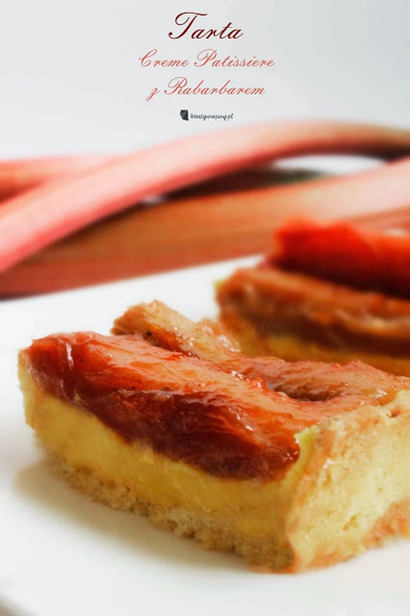 Tarta z rabarbarem