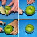 Jak kroić jabłko do pracy