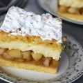 Szarlotka z budyniem
