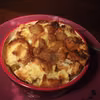 Pudding chlebowy z dżemem gruszkowym