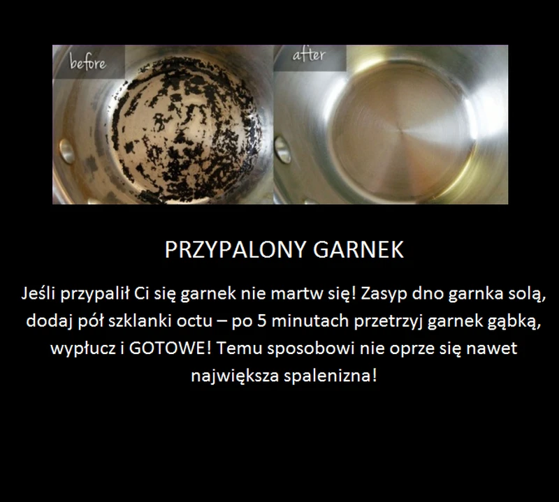 Super sposób nawet na najbardziej przypalony garnek!