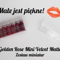 Zestaw miniaturowych pomadek Golden Rose Velvet Matte