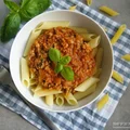 Makaron penne z sosem bolognese
