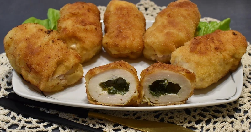 Roladki drobiowe z koperkiem i masłem