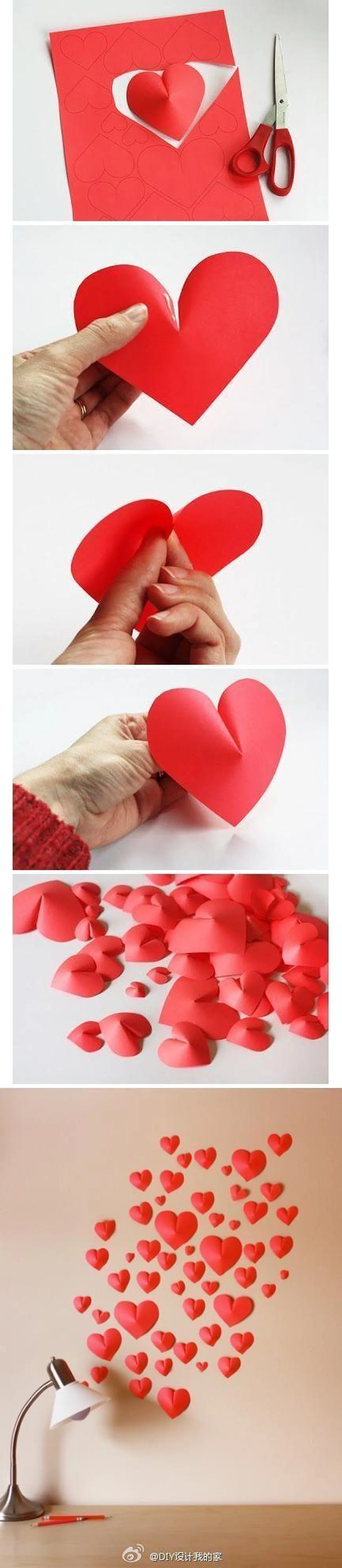 Kreatywna ozdoba 3D serce - instrukcja