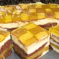 Ciasto ŁACIATA SZACHOWNICA -z jabłkami, budyniem, galaretką-pyszne i ładne ciasto +FILM