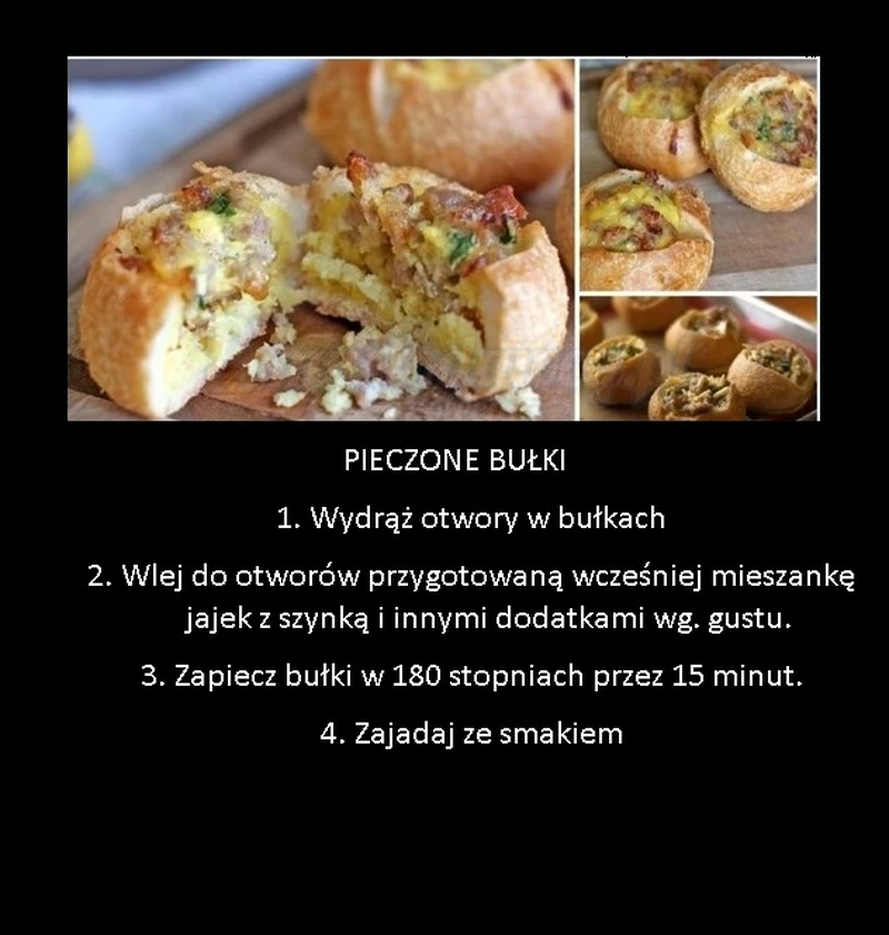 Smakowite bułki na śniadanie!