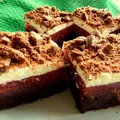ciasto czekoladowe z truskawkami