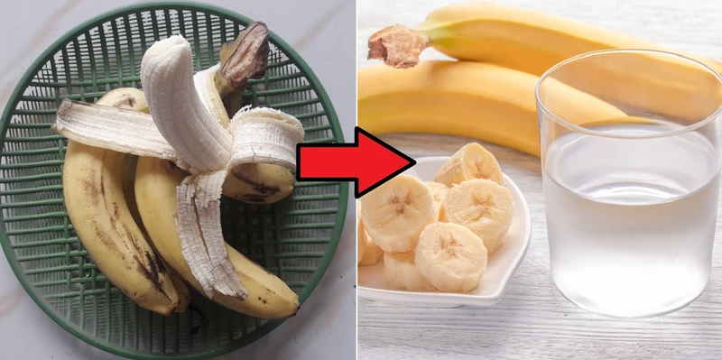 Włóż do szklanki z wodą skórkę banana! Efekty Cię zaskoczą