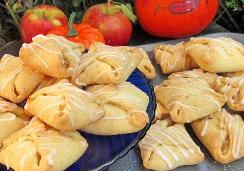 pyszne CIASTECZKA KOPERTY Z JABŁKAMI I LUKREM tylko kilka składników+FILM