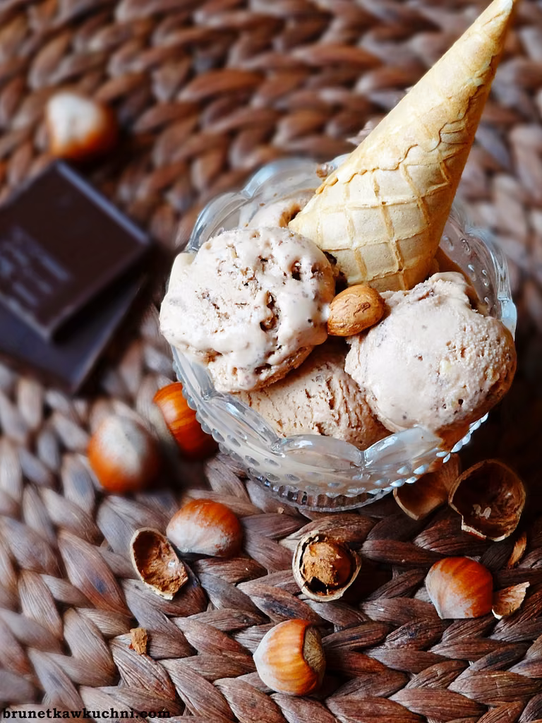 Lody z nutellą, bez maszynki i bez jajek
