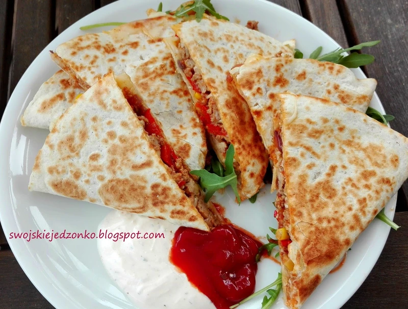 Quesadilla-meksykańskie przekąski