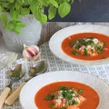 Zupa pomidorowo-bazyliowa z ryżem