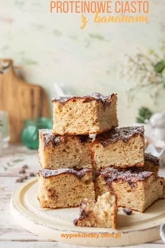 Proteinowe ciasto z bananami