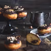Pączki z kremem orzechowym