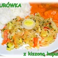 Surówka z kiszonej kapusty