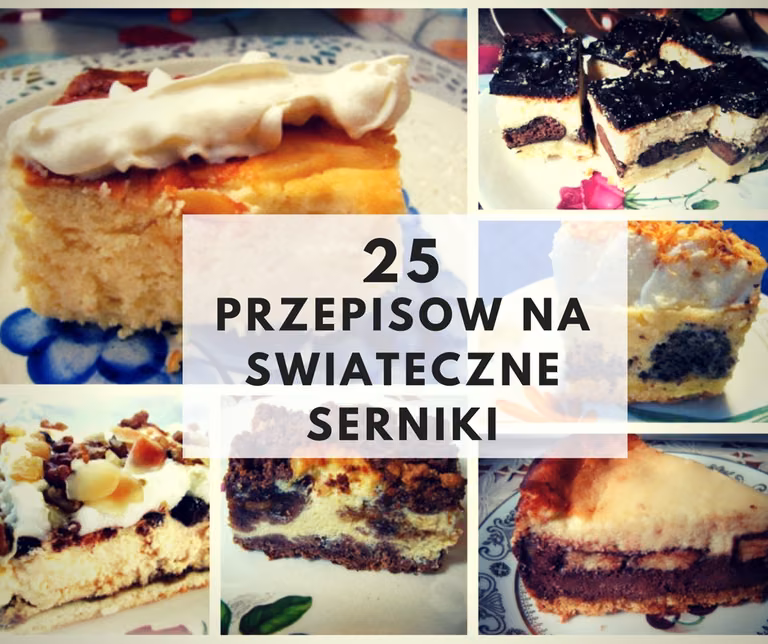 25 przepisów na świąteczne serniki
