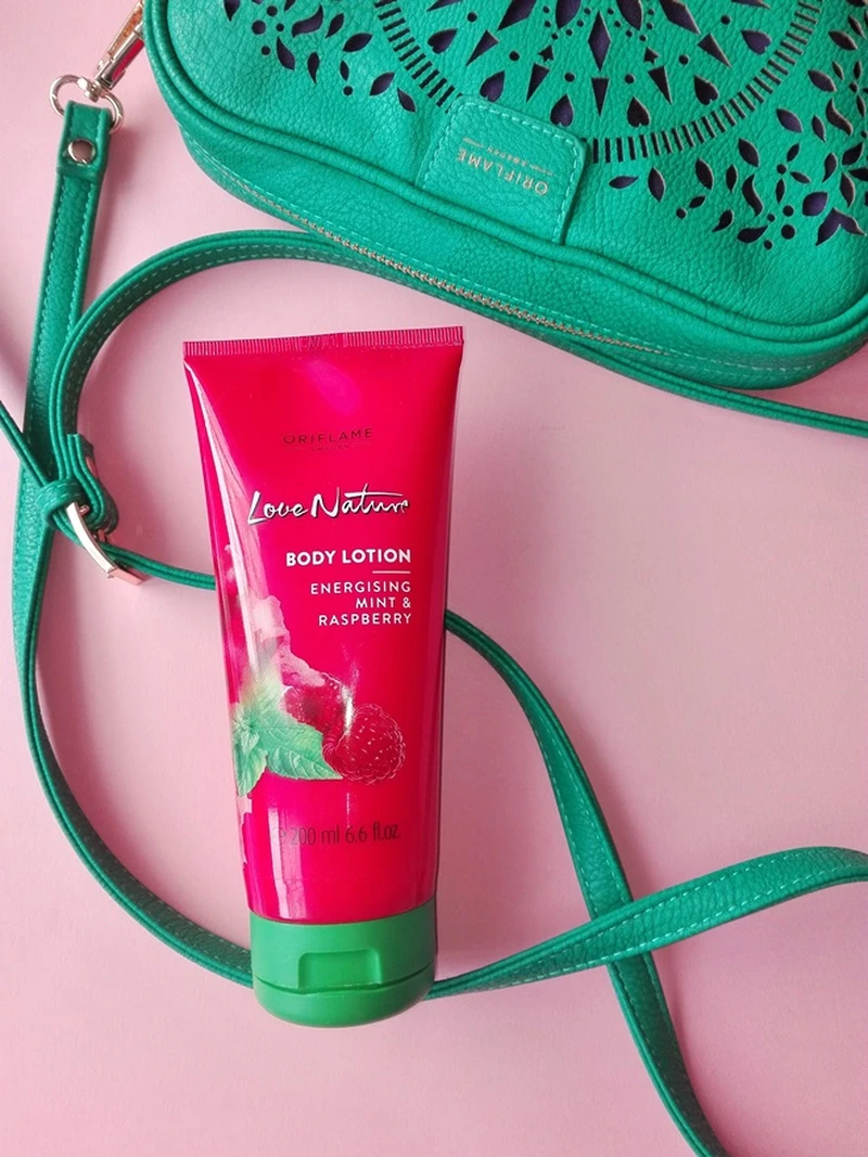 BALSAM DO CIAŁA Z MALINĄ I MIĘTĄ LOVE NATURE ORIFLAME