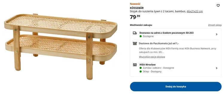 Zdjęcie Suszenie ziół nigdy nie było tak stylowe! Ten bambusowy stojak z IKEA to hit za 79,99 zł! #1
