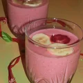 Koktajl bananowo-truskawkowy