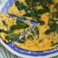 Frittata ze szpinakiem z chili