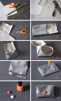 Torebka ze skóry - DIY