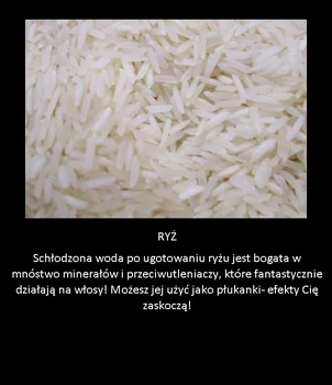 Nie wylewaj wody po ugotowaniu ryżu