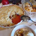 Crumble ze śliwkami i jabłkami (Owoce pod kruszonką)