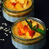 Pudding chia z brzoskwiniami