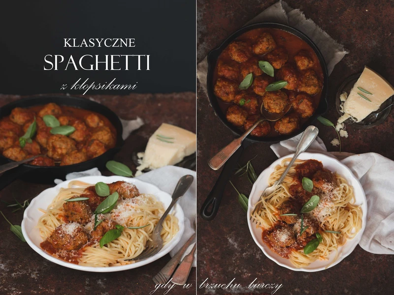 Klasyczne spaghetti z klopsikami
