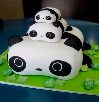 Tort z pandą