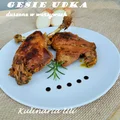 Gesie udka duszone w warzywach