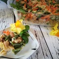 Zapiekanka 4 sery z kurczakiem i fasolką.