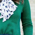 Sweter w jodełkę