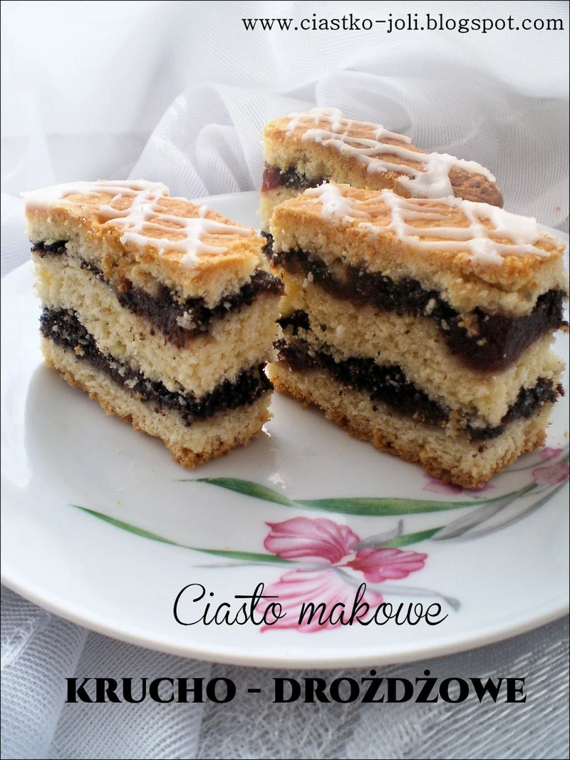 Ciasto makowe krucho - drożdżowe
