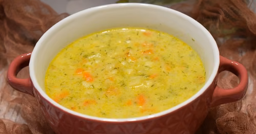 Zupa koperkowa z zacierkami