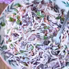 Coleslaw z białej i czerwonej kapusty