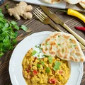 Kurczak curry z chlebkami naan!