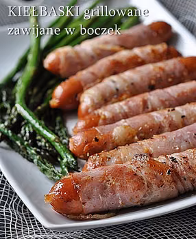 Kiełbasa w boczku z grilla