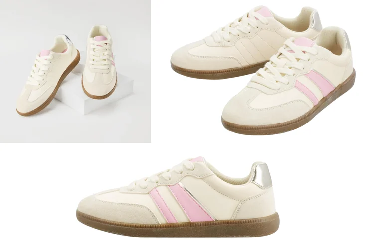 Zdjęcie Te sneakersy z Lidla za 89 zł to hit wiosny 2026! Wygodne, ale z kobiecym akcentem, do spodni i spódnicy - skóra z certyfikatem #3