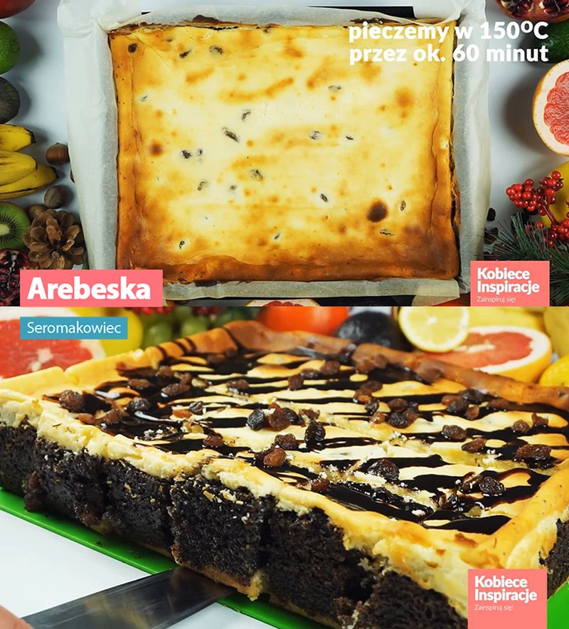 Ciasto Arabeska - Seromakowiec