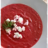 Krem z buraków z gruszką