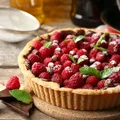 Tarta z malinami