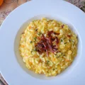 Risotto z dynią i szynką speck