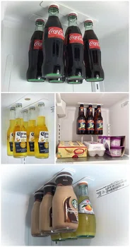 Miejsce na butelki w lodówce