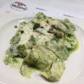Lazania z dorsza z bazyliowym pesto