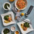 FRANCUSKIE OMLETY Z RISOTTO Z QUINONA, MARCHEWKĄ I GROSZKIEM PODANE Z CHIPSAMI Z JARMUŻU!
