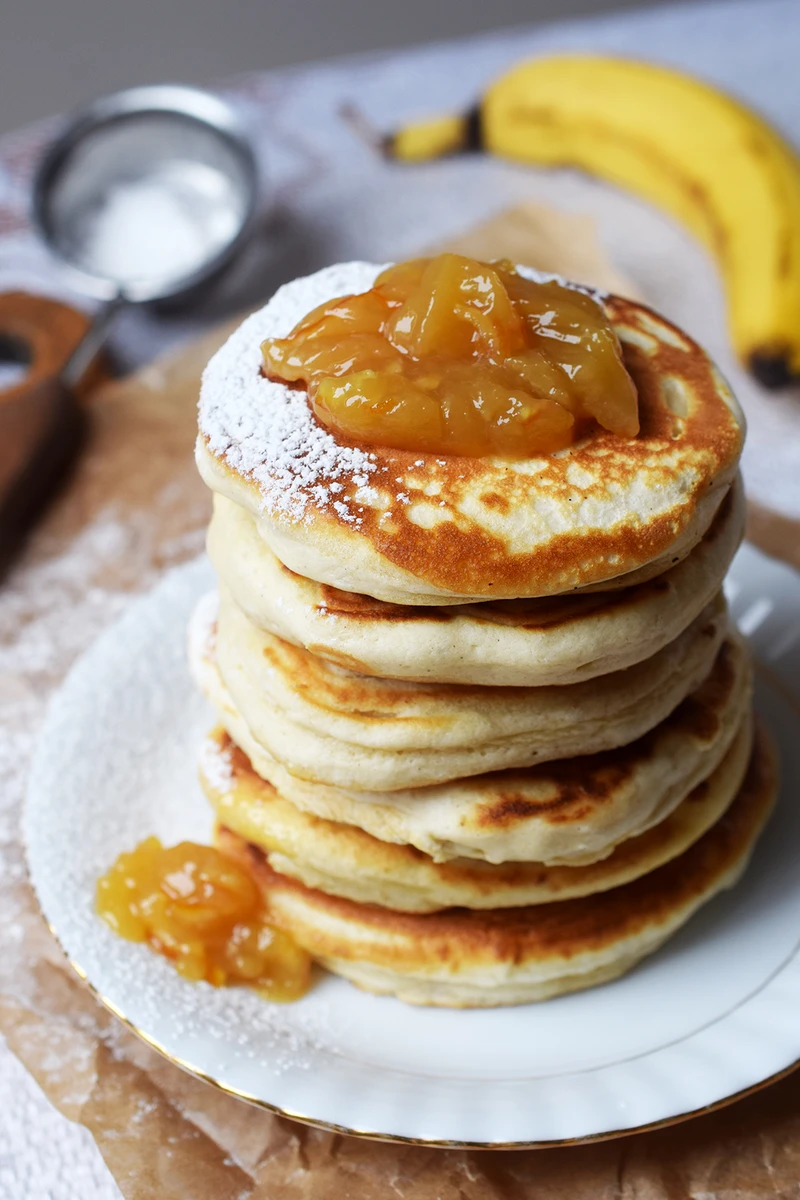 Bananowe placuszki śniadaniowe - idealne!