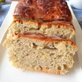 Drożdżowy bananowy chlebek
